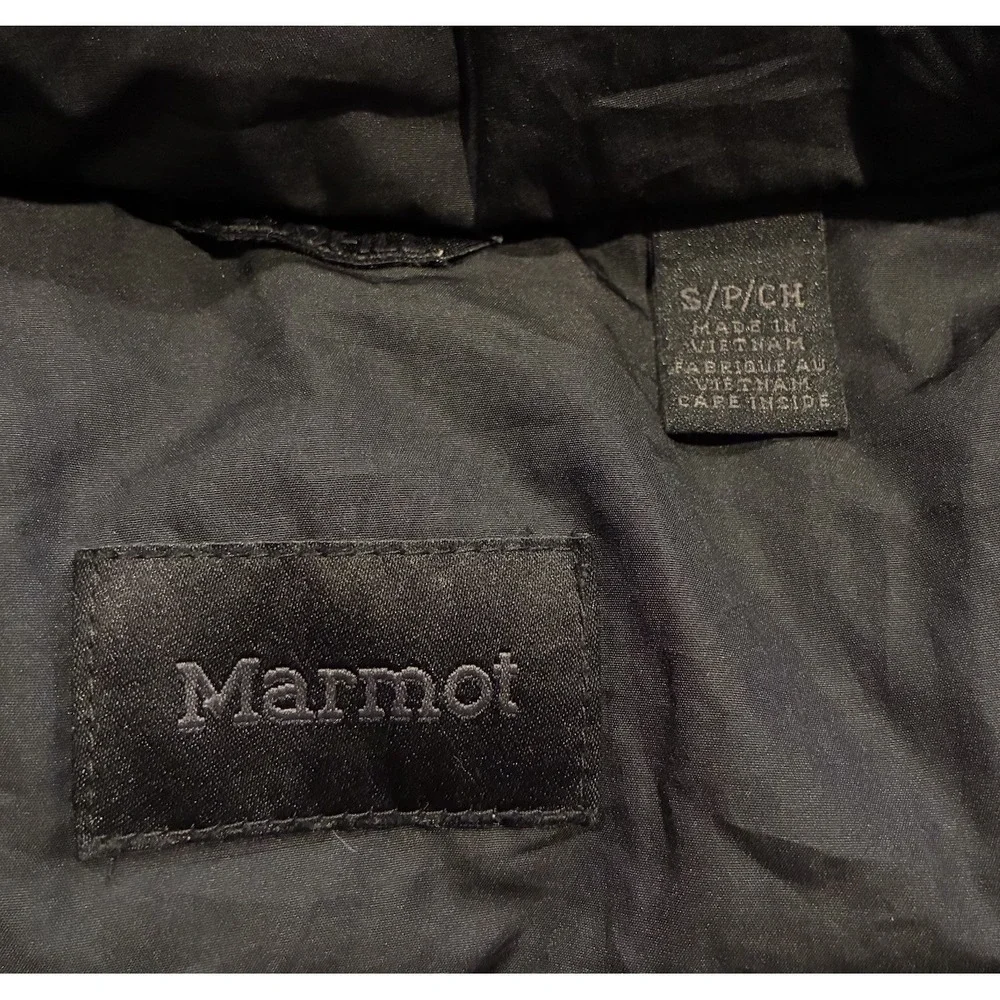 MARMOT Kid's Down Fill Jacket Black Size Small Outdoor